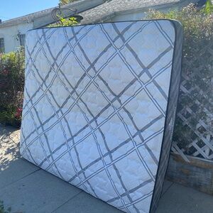 Elegant Gray and White Mattress